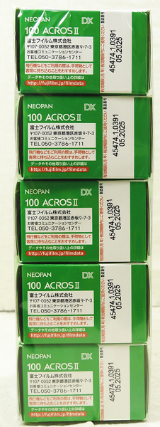 富士フイルム 黒白ネオパン100 ACROS II135mm 36枚 10本 - 株式会社 